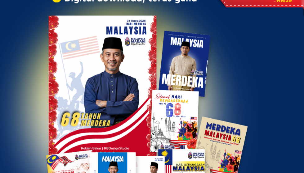 Template Poster Merdeka